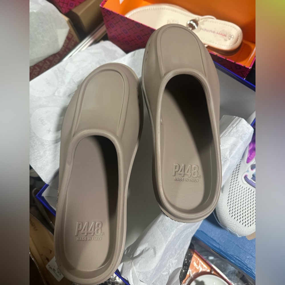 P448 Taupe Slip-On Shoes•NWOT
